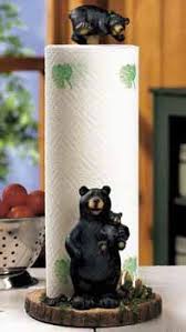 lodge black bear kitchen paper towel