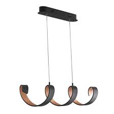 Maybe you would like to learn more about one of these? Suspension Design Led S Helix Noire Et Doree En Aluminium Cdiscount Maison