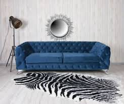 Spend this time at home to refresh your home decor style! Xxl Samt Sofa Designersofa 3 Sitzer Chesterfield Couch Samtcouch Polstersofa Ebay