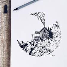 artwork house art wildwither stippling art pen art art drawings