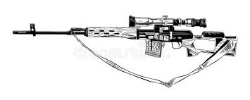 Hand Drawn Sketch Of Sniper Rifle In Black Isolated On White Background Detailed Vintage Etching Style Drawing Stock Vector Illustration Of Hand Lens 129747211 The game is clear when you beat all the enemies. hand drawn sketch of sniper rifle in