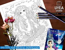 The books can be read in groups or alone. Little Mermaid Coloring Page By Uyea Legend Ballet Coloring Digital Printable Mermaid Colouring Page Instant Digital Download Art Collectibles Drawing Illustration Efp Osteology Org