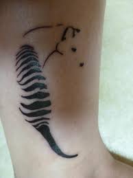 As marsupials, however, they were only distantly related to felines and canines. My Second Tattoo Its A Tasmanian Tiger Tiger Tattoo Tattoos Wildlife Tattoo