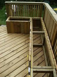Building A Wooden Deck Over A Concrete One Diy Deck Building A Deck Deck Bench Seating