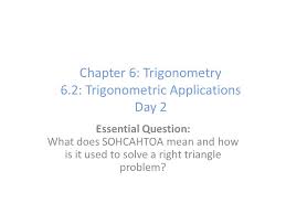 Назад · home » unlabelled » trig applications geometry chapter 8 packet key cc geometry geometry, final review packet i. Chapter 6 Trigonometry 6 2 Trigonometric Applications Ppt Video Online Download