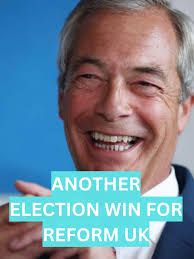As the farcical Tory leadership crawl continues, the Reform juggernaut  speeds away into the distance… Marton (Blackpool) Council By-Election  Result: ➡️ RFM: 38.8% (+29.3) 🌹 LAB: 28.0% (-23.0) 🌳 CON: 21.3% (-18.2)