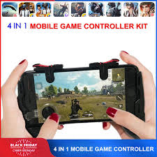 44 colors silicone camo protective skin case for sony dualshock 4 ps4 ds4 pro slim controller thumb grips joystick caps. Free Fire Pubg Mobile Joystick Controller Gamepad Pugb L1 R1 Mobile Gaming Trigger Button L1r1 Shooter Phone Game Pad For Iphone Joysticks Aliexpress
