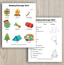 Maybe you would like to learn more about one of these? Free Printable Camping Scavenger Hunt For Kids Together Time Family