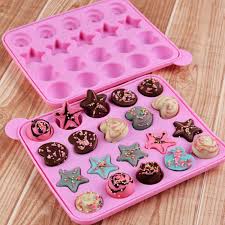 New Special Design 20 Holes Silicone Circle Star Moon Shape Cake Pop Pink Lollipops Molds Set With 20 Free Sticks Mold Set Silicone Cake Popcake Pops Aliexpress