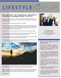 From the best exercises to get fit fast to the real facts on the latest fad diet. Lifestyle Advisor Newsletter Issue 3 De Grote Group