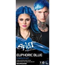 Incredible blue when first applied, but it does start. Splat Hair Color Kit 10 28 Fl Oz Euphoric Blue Target