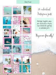 Mermaid Vibes Instagram Puzzle Feed Undersea Ethereal Perfectly Vibe Instagram Theme Feed Creative Packaging Design Instagram Design