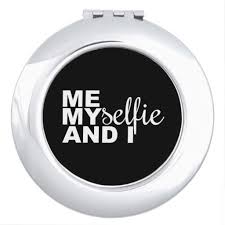 Black And White Mirror Selfie Captions Me Myselfie And I Funny Selfie Mirror For Makeup Zazzle Com Funny Selfies Mirror Quotes Funny Mirror Quotes