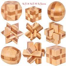 New daily puzzles each and every day! 11 Types 4 5cm Iq Brain Teaser Kong Ming Lock 3d Wooden Interlocking Burr Puzzles Game Toy For Adults Kids Wholesale Puzzles Aliexpress