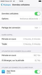 Basculer Entre 3g 4g Apple Iphone 6s Ios 10 Device Guides