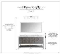 How high is a bathroom vanity. Bathroom Vanity Height Layjao