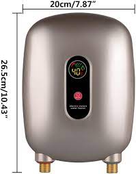 Tankless hot water heaters come with the benefits listed above. Rough Plumbing Water Heaters Web Art Co Il Cncest 3000w Mini Electric Tankless Instant Hot Water Heater With Lcd Display 110v Kitchen Washing Heating System For Bathroom Bathtub Rv Shower Sink Gold