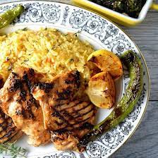 Spicy Yogurt Marinated Turkish Grilled Chicken With Rice Pilaf Raise Your Grilling Game To Ex Chicken Crockpot Recipes Healthy Dinner Recipes Grilled Chicken