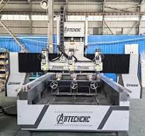 Multi-Spindle Rotary 4 Axis CNC Router for Wood Pillar and Column Engraving