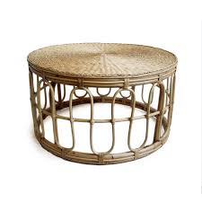 Round Rattan Coffee Table In 2020 Rattan Coffee Table Coffee Table Brown Coffee Table