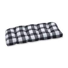 Maybe you would like to learn more about one of these? Black Buffalo Check Outdoor Loveseat Cushion Kirklands