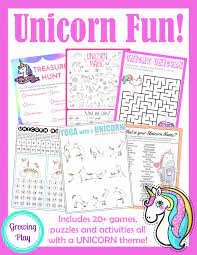 For the unicorn fans, i created this unicorn treasure hunt game (free download below). Unicorn Treasure Hunt Game Free Printable Growing Play