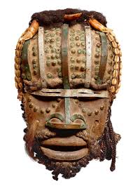 Africa A Grebo Mask Ivory Coast Liberia In Former Times The Gre Mask Of War Was Supposed To Encourage The Warrior African Masks Masks Art African Art