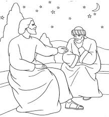 Included worksheets, coloring pages, crafts and more. Clipart Jesus And Nicodemus