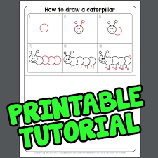How to draw a caterpillar step by step guide for kids and. Fun Crafts Kids How To Draw A Caterpillar Facebook