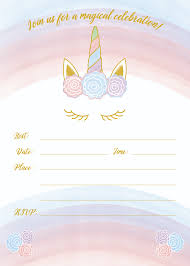 Discover (and save!) your own pins on pinterest.unicorn face. Unicorn Invitation Free Printable Templates Easy To Download