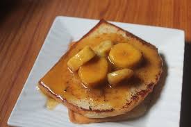 Bananas Foster French Toast Recipe Eggless French Toast Recipe