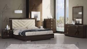 Palisander Brown Ivory Pu Queen Size Bedroom Set 3pcs American Eagle P103 Bed Q P103 Bed Q Set 3 Queen Sized Bedroom Sets Platform Bedroom Sets Furniture