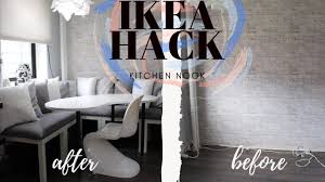 The norden gateleg table is relatively simple, when it comes to product design and forms part of ikea folding tables range. Ikea Hack Diy Cushions Small Dining Room Youtube