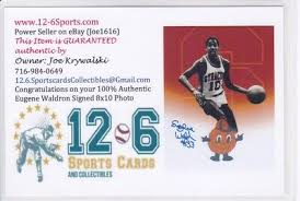 EUGENE WALDRON Signed Autograph Auto 8x10 Photo Picture Syracuse Orange COA  GENE