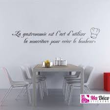Sticker Citation Gastronomie Stickers Muraux Citations Stickers Muraux Citation Cuisine
