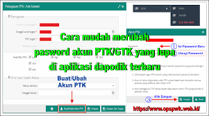 We did not find results for: Cara Mudah Merubah Pasword Ptk Yang Lupa Di Aplikasi Dapodik Terbaru
