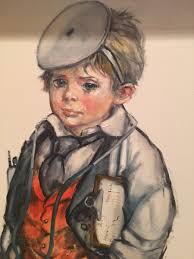 Original BARRY LEIGHTON JONES Oil Painting “Young Intern “