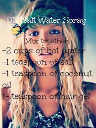 Sea Salt Spray Healthier Hair Diy Diy Hair Treatment Beachy Hair