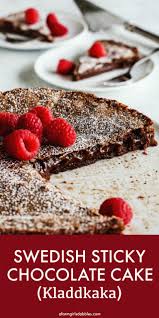 Swedish Sticky Chocolate Cake Kladdkaka Is An Easy Dessert With Few Ingredients It S Goo In 2020 Easy Chocolate Desserts Desserts With Few Ingredients Easy Desserts