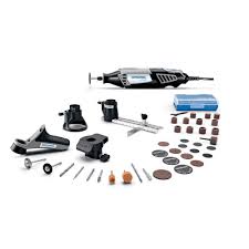 Dremel 1 6 Amp 6 In Variable Speed Corded Rotary Tool With 2 Guides Grip Attachment 36 Accessories And Case 4000 4 36 The Home Depot In 2020 Dremel Rotary Tool Dremel Tool Accessories