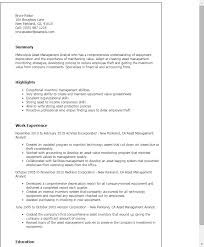 Investment banks, asset managers, hedge funds, private equity firms. Asset Management Analyst Resume Templates Myperfectresume