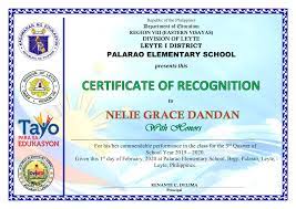 Download now for free the award certificates in ms . Deped Cert Of Recognition Template Deped Cert Of Recognition Template Certificate Of