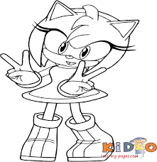 You can print or color them online at getdrawings.com for absolutely free. Amy Rose Sonic The Hedgehog Kids Coloring Pages Free