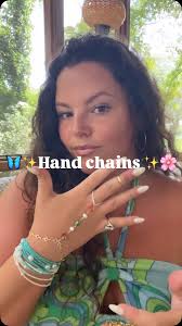 Hand chains now available online!!! 🦋✨🤍🌸