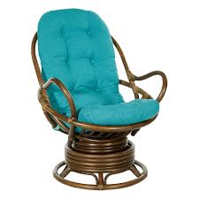 The delta children clair nursery glider swivel rocker chair is small in size but big on comfort. Osp Home Furnishings Kauai Rattan Swivel Rocker Chair Blue Kau320 Bl Best Buy