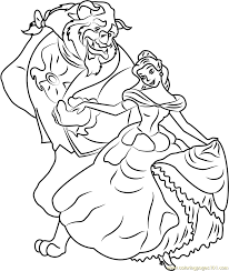 Here are some free printable beauty . Belle And Beast Coloring Page For Kids Free Beauty And The Beast Printable Coloring Pages Online For Kids Coloringpages101 Com Coloring Pages For Kids