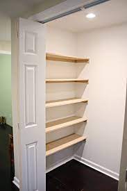 Wooden closet shelves can also be a great addition in hall closets or linen closets. Closet Organization Shelves Diy Bower Power Diy Closet Shelves Bedroom Closet Shelves Wood Closet Shelves