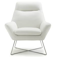You'll find we offer leather club chairs that match just about any decor. Modern Chairs Daiana White Leather Chair By Whiteline Eurway