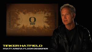 Oregon's basketball court is hard on the eyes : Tinker Hatfield Designs New University Of Oregon Basketball Court Sole Collector