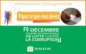Journée mondiale de lutte contre la corruption  Dr. Christophe Kouamé  (point focal, société civile) : « C'est un phénomène qui empêche le  développement durable » 